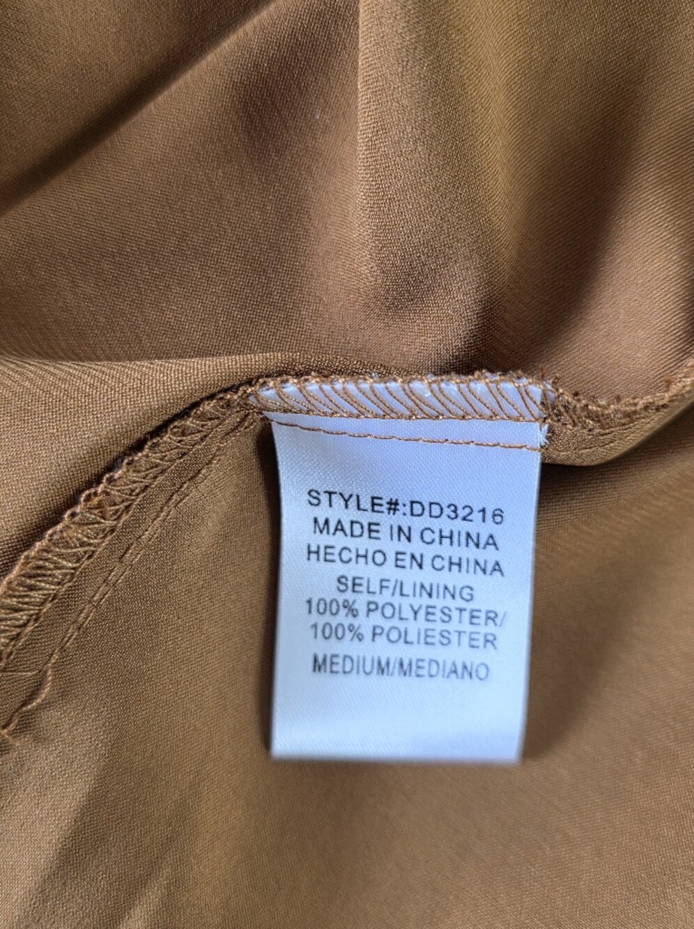 Baltic Born Celia One Shoulder Midi Dress Size M Bronze Satiny Belt Glam NEW - Picture 11 of 12